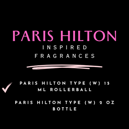 PARIS HILTON Inspired Fragrances
