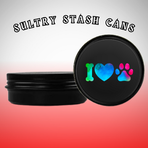 PET LOVE Stash Tin - Round Storage Container