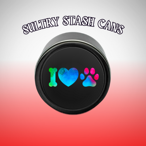 PET LOVE Stash Tin - Round Storage Container