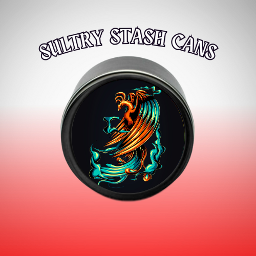 PHOENIX RISING Stash Tin - Round Storage Container