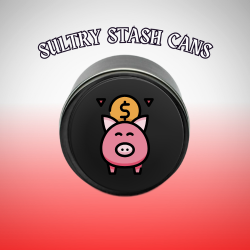 PIGGY BANK GRAPHIC Stash Tin - Round Storage Container