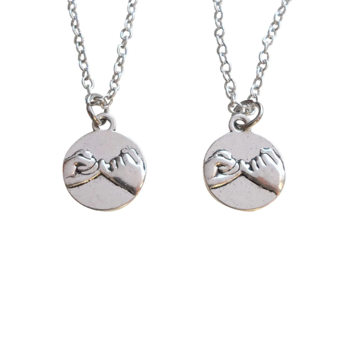 PINK PROMISE BEST FRIENDS NECKLACE PAIR