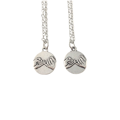PINK PROMISE BEST FRIENDS NECKLACE PAIR
