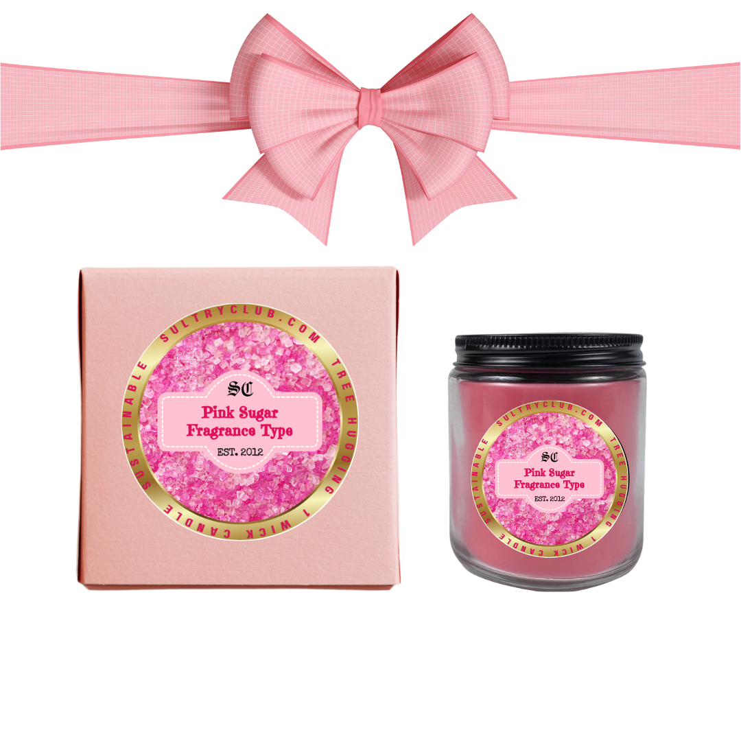 PINK SUGAR TYPE Candle