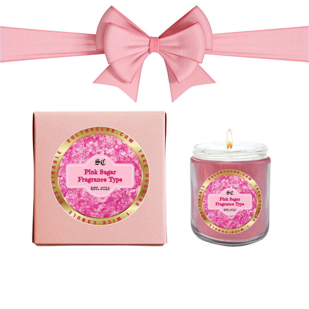 PINK SUGAR TYPE Candle