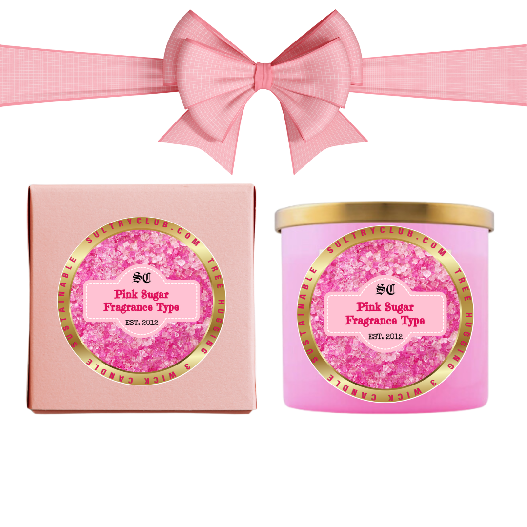 PINK SUGAR TYPE Candle