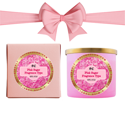 PINK SUGAR TYPE Candle