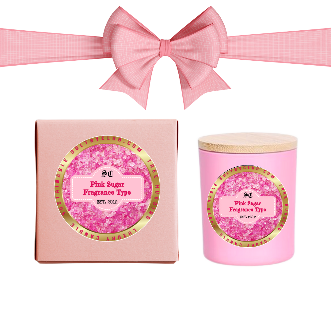 PINK SUGAR TYPE Candle