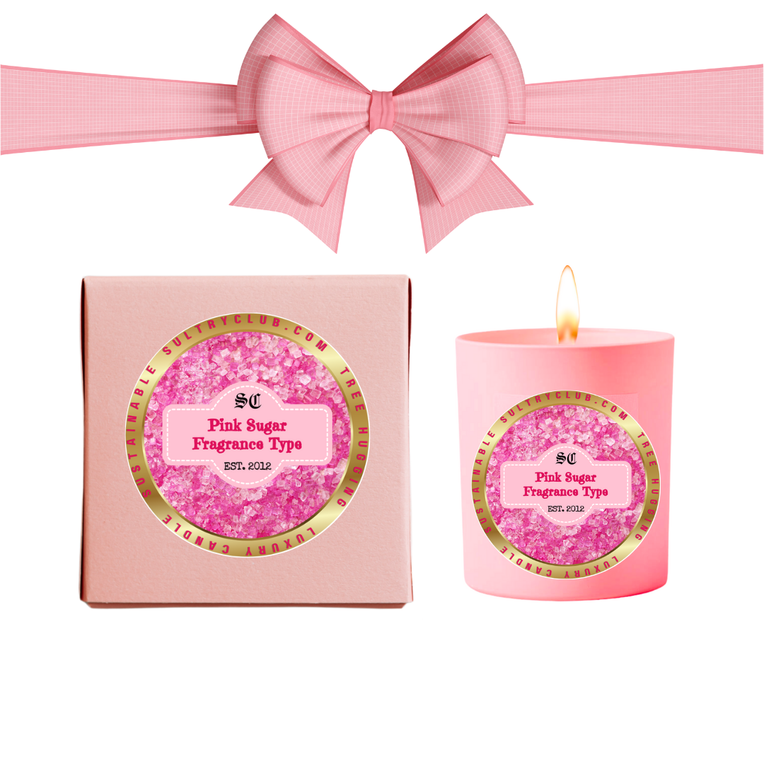 PINK SUGAR TYPE Candle