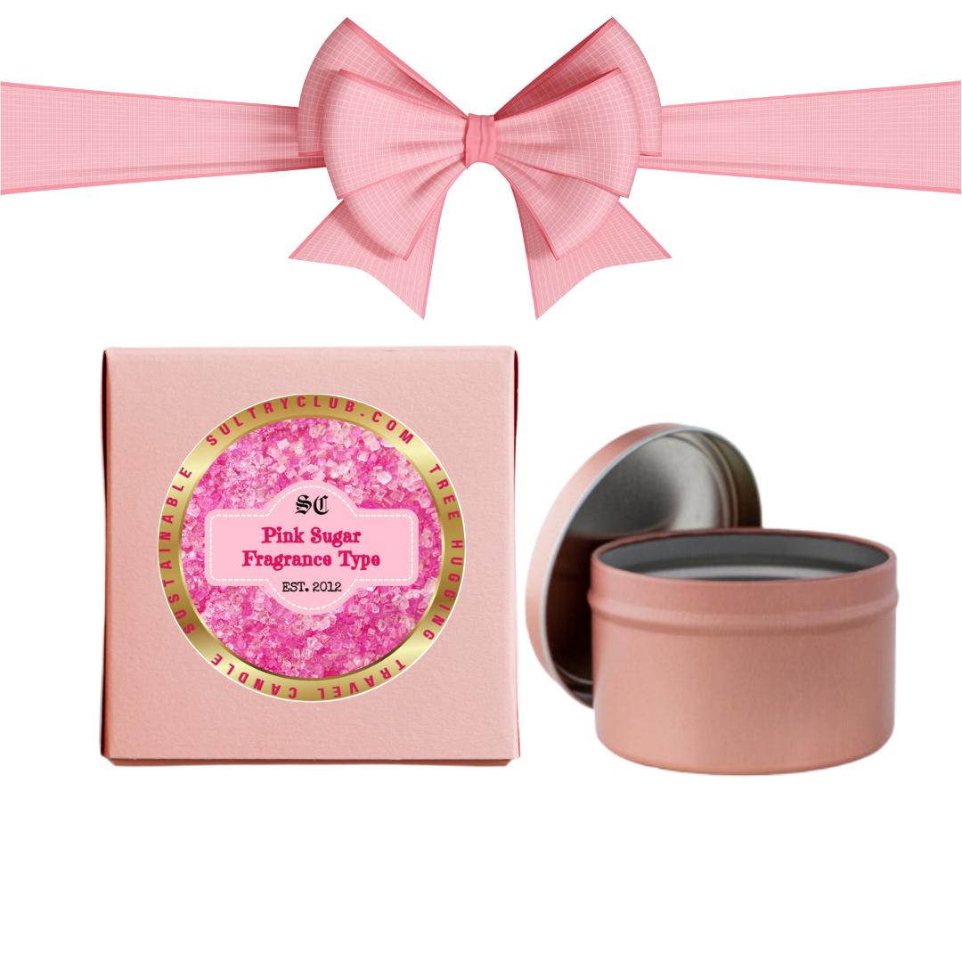 PINK SUGAR TYPE Candle