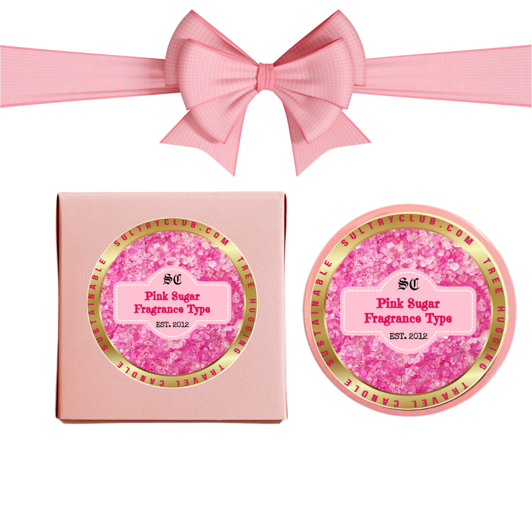 PINK SUGAR TYPE Candle