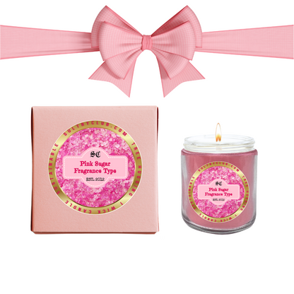 PINK SUGAR CANDLE