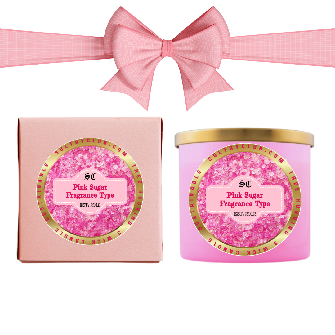 PINK SUGAR CANDLE