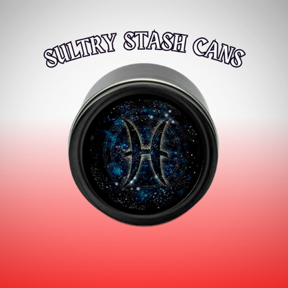 PISCES Stash Tin - Round Storage Container