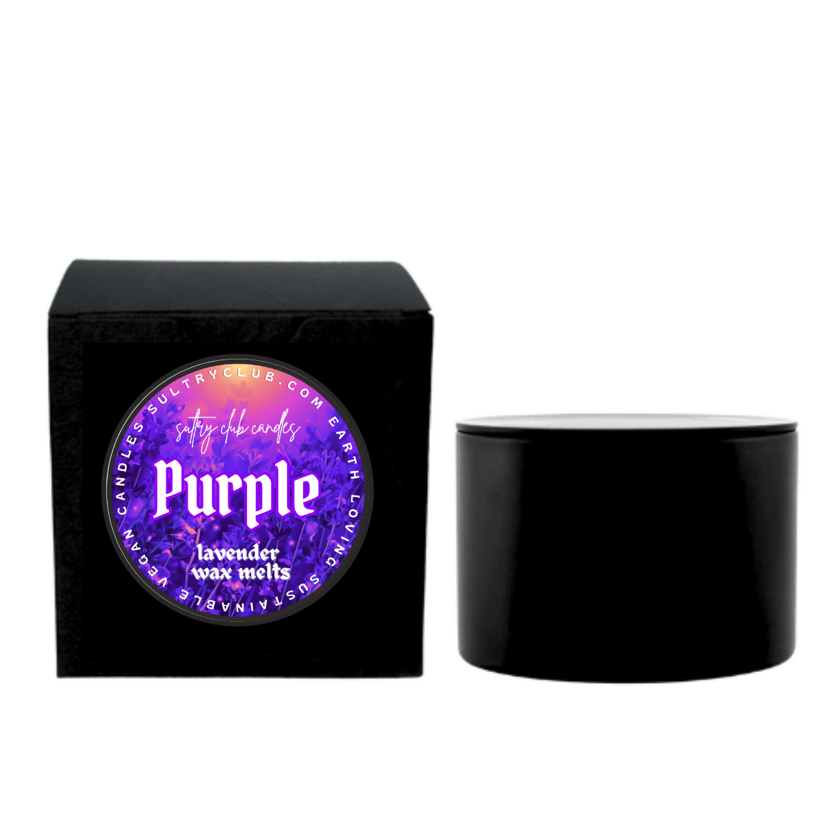 PURPLE Lavender Vegan Candle