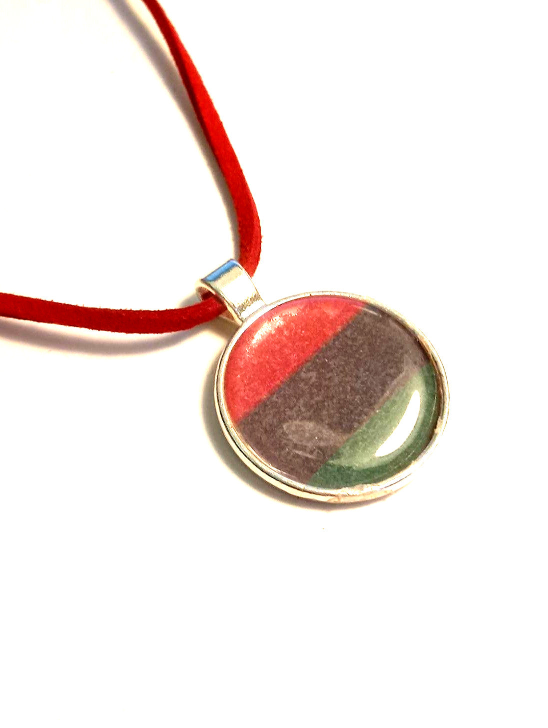 Pan-African Peaceful Protest Leather Necklace