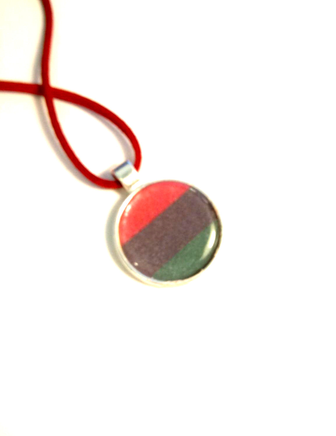 Pan-African Peaceful Protest Leather Necklace