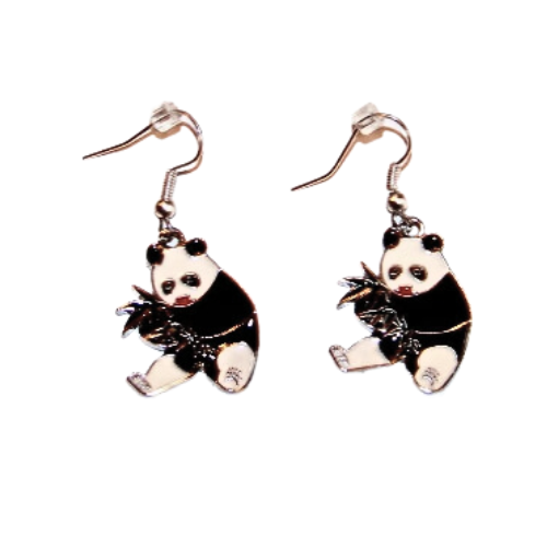 PANDA BEAR EARRINGS