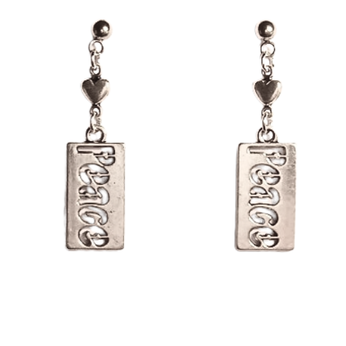 PEACE & LOVE EARRINGS