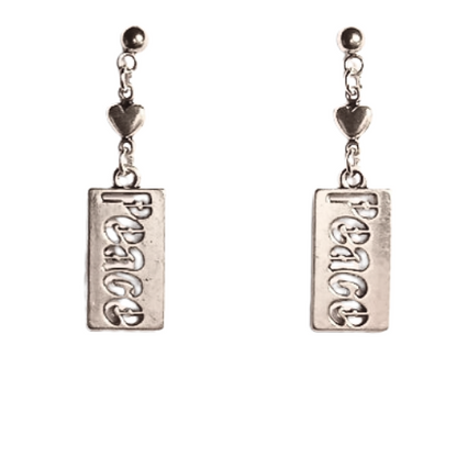 PEACE & LOVE EARRINGS