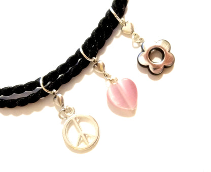 Peace Love And Nature Boho Wrap Bracelet