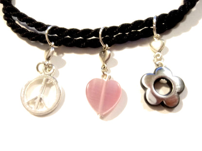 Peace Love And Nature Boho Wrap Bracelet