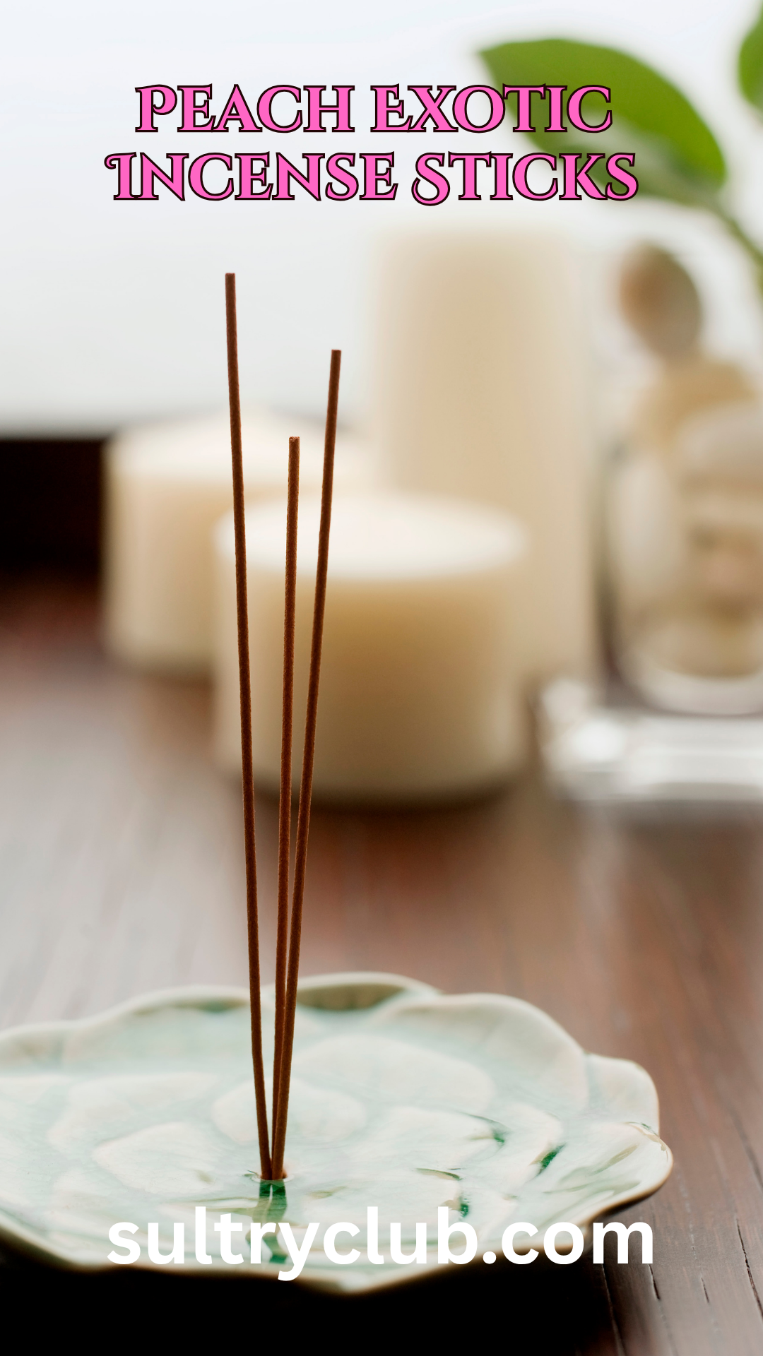 Peach Exotic Incense Sticks