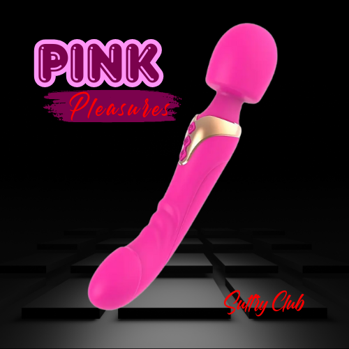 Pink Pleasures Dual Motor Magic Wand Vibrator