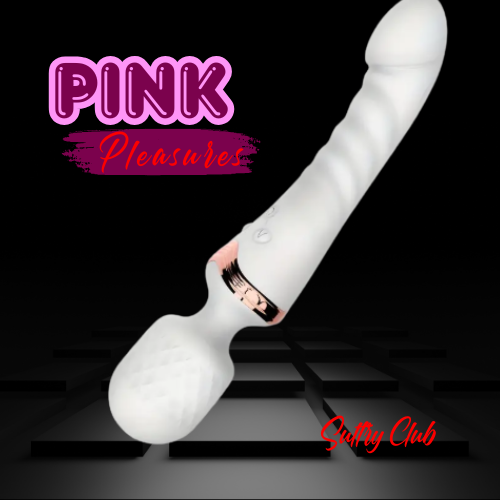 Pink Pleasures Dual Motor Magic Wand Vibrator