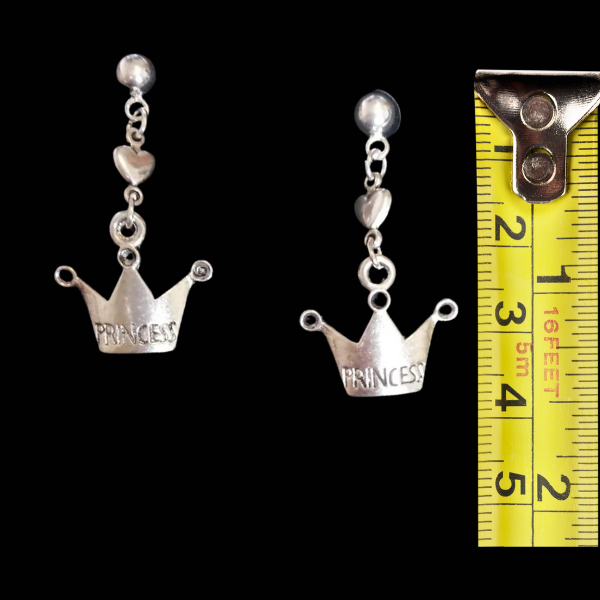 Princess Crown Earrings