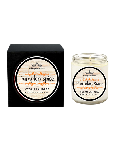 Pumpkin Spice Vegan Candles