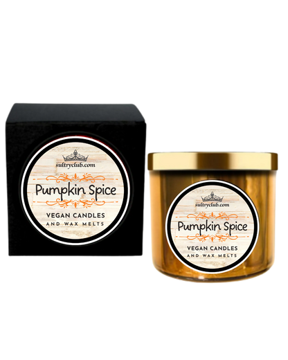 Pumpkin Spice Vegan Candles