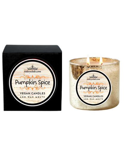 Pumpkin Spice Vegan Candles