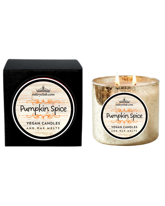 Pumpkin Spice Vegan Candles