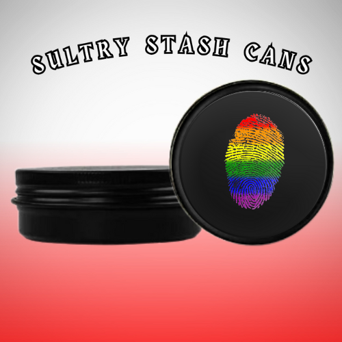 LBGTQ Stash Tin - Round Storage Container (Several Styles)