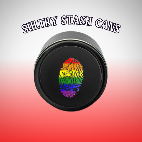 LBGTQ Stash Tin - Round Storage Container (Several Styles)