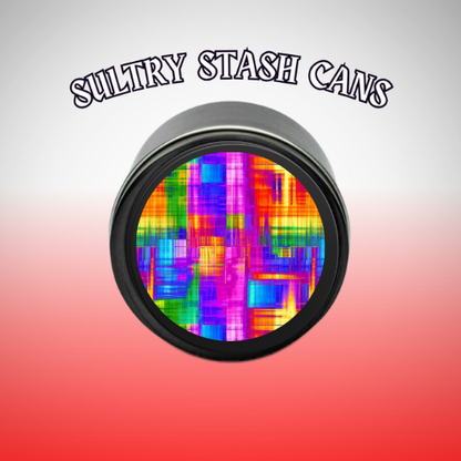 LBGTQ Stash Tin - Round Storage Container (Several Styles)