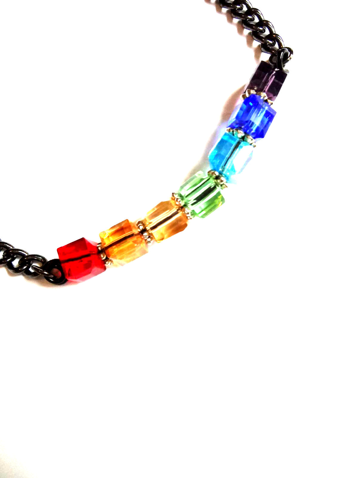 Rainbow Pride Beaded Bracelet