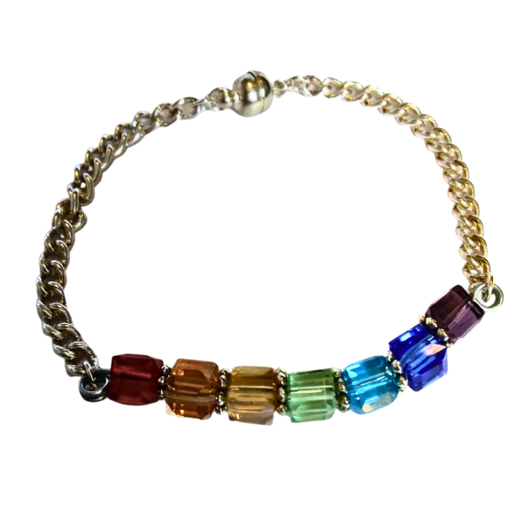 Rainbow Pride Beaded Bracelet