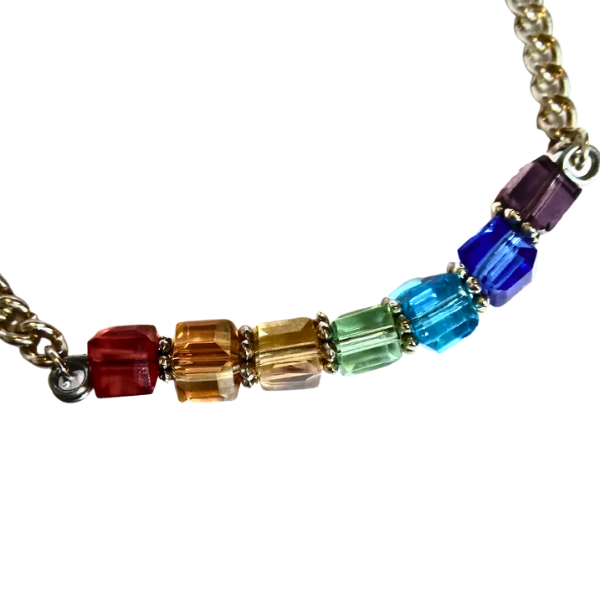 Rainbow Pride Beaded Bracelet