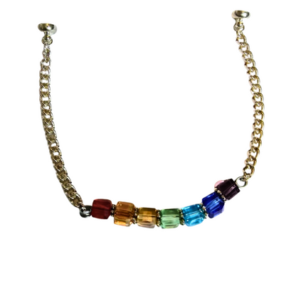 Rainbow Pride Cubes Bracelet