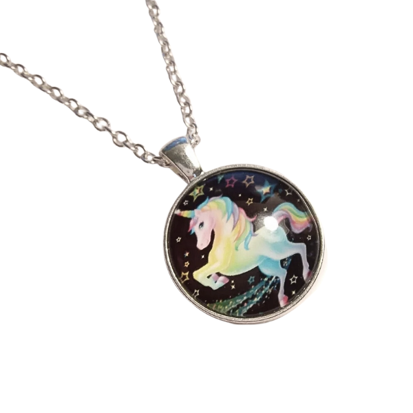 Rainbow Unicorn Magical Love Necklace