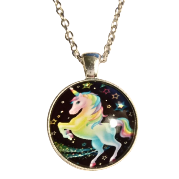 Rainbow Unicorn Magical Love Necklace