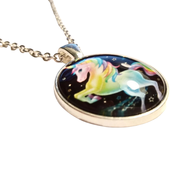 Rainbow Unicorn Magical Love Necklace