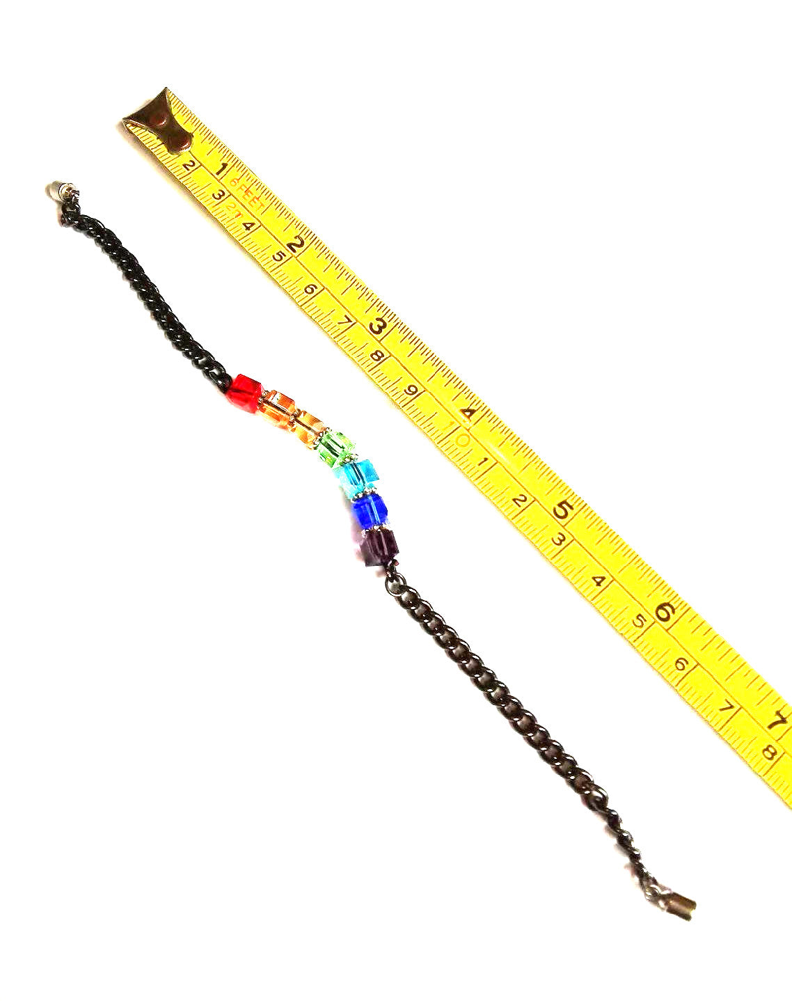 Rainbow Pride Cube Bracelet