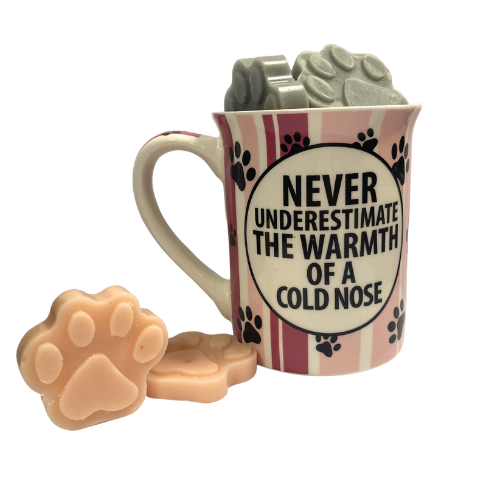 Rescule Mom Gift Mug With Pawprint Wax Melts