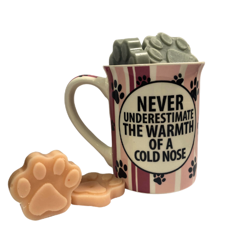 Rescule Mom Gift Mug With Pawprint Wax Melts