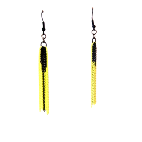 RETRO PUNK CHAIN FRINGE EARRINGS