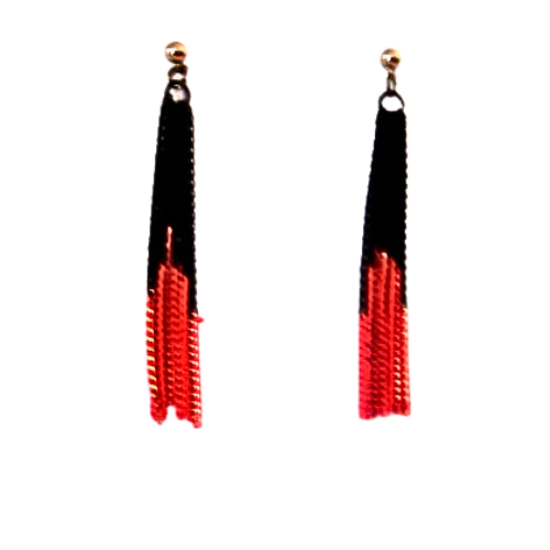 RETRO PUNK CHAIN FRINGE EARRINGS