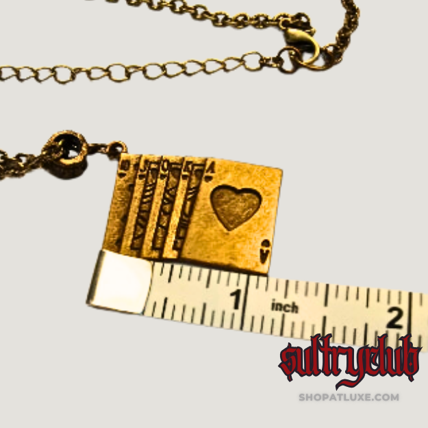 Royal Flush Card Deck Vegas Necklace